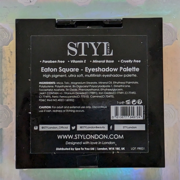 Lot of 2 STYLondon Eyeshadow Palettes ~ Eaton Square & Hypnotic Eyes - New - Picture 4 of 5